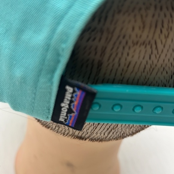 Patagonia Teal Trucker Hat Adjustable. HT4351C - Picture 6 of 9